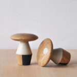 Button mushroom - wooden darning mushroom by Sarah Lock