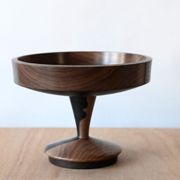 medium sized walnut dish