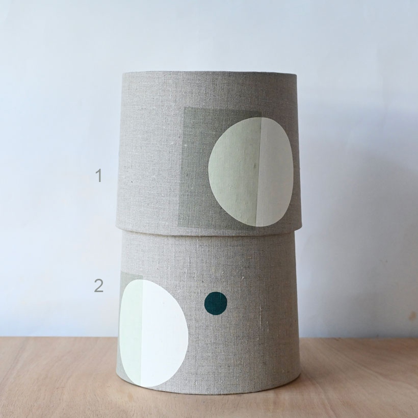 Printed Linen Lamp Shade winter 25cm