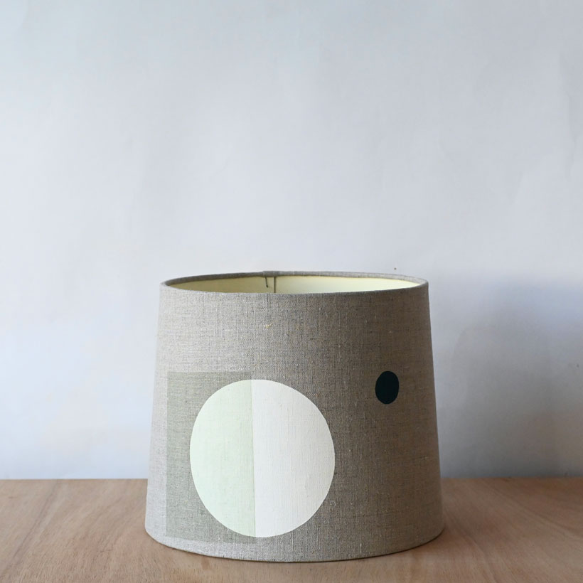 Printed Linen Lamp Shade winter 28cm